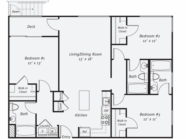 Floorplan - Avalon at Cahill Park