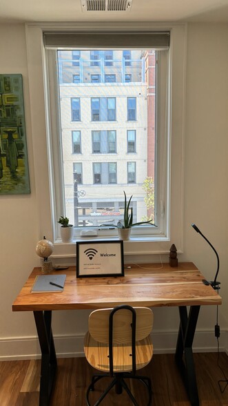 Office Desk in Living Room - 904 H St NE