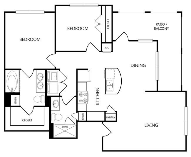 Floorplan - Parc at Mansfield