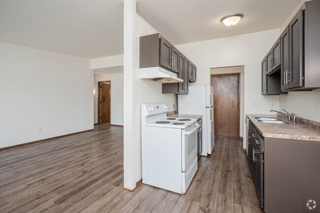 2BR,1BA - 1000SF - Kitchen - Cedar Crest Apartments