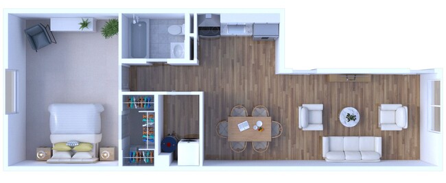 Floorplan - Downing Apartments