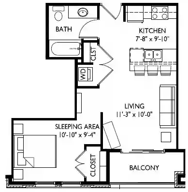 Floorplan - Hoff Mall and Hoff Apartments