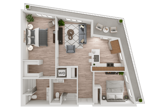 Floorplan - Nine88 Apartments