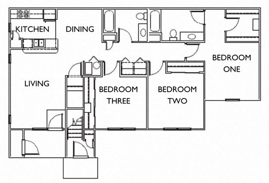 Floorplan - Prairie Apartments I & II