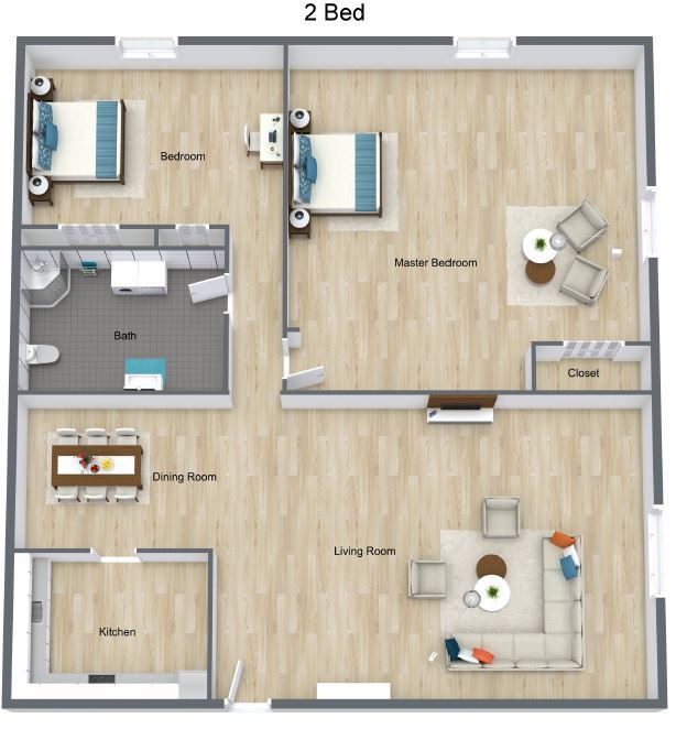 Floorplan - The Flats at Rutgers