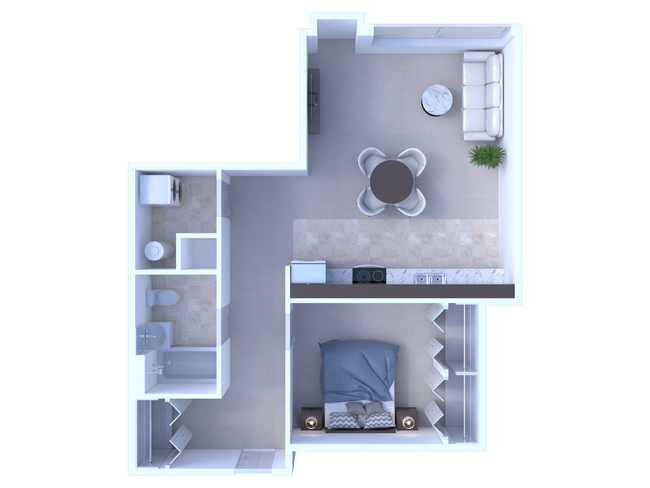 River View 1bed 1bath - Apartments at River View
