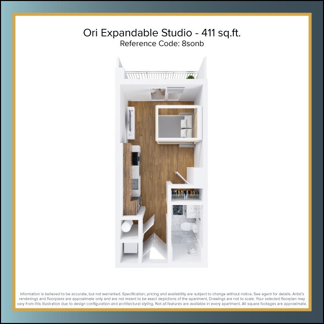 Floorplan - The Residences at East 801 Whiting Street