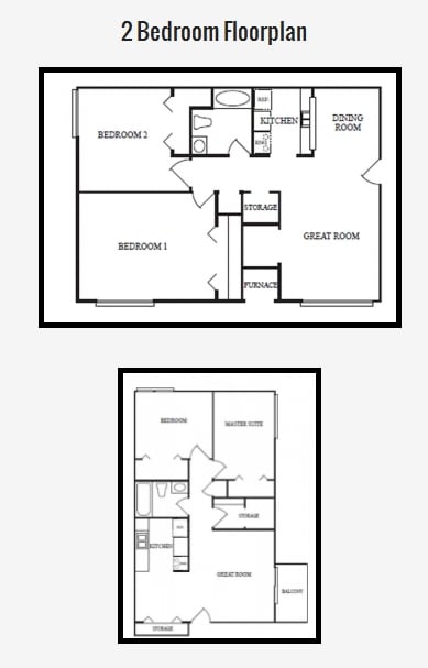 2BR/2BA - Washington Place Apartments