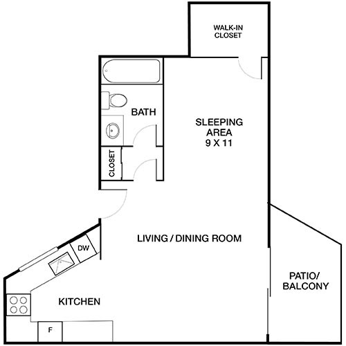 Floorplan - The Bluffs at Pacifica Apartments