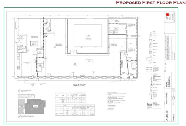 Proposed First Floor Plan - 39 Ainslie St