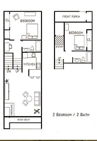 2BR/2BA - Creekside Place