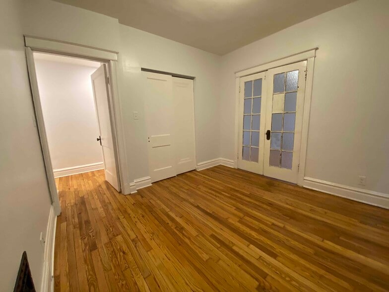 Front Bedroom view of closest/french doors - 5017 S Broadway