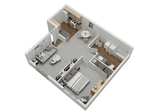 Floorplan - Devonwood and First Place Apartments