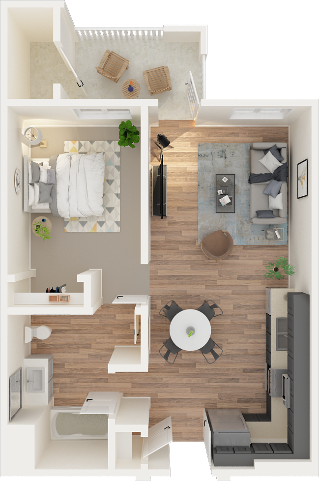 Floorplan - Antioch Family and Senior Apartments