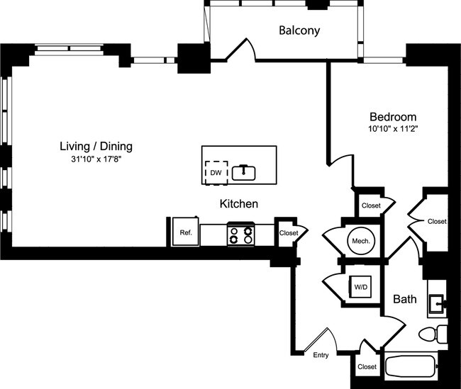 Floorplan - 455 Eye Street
