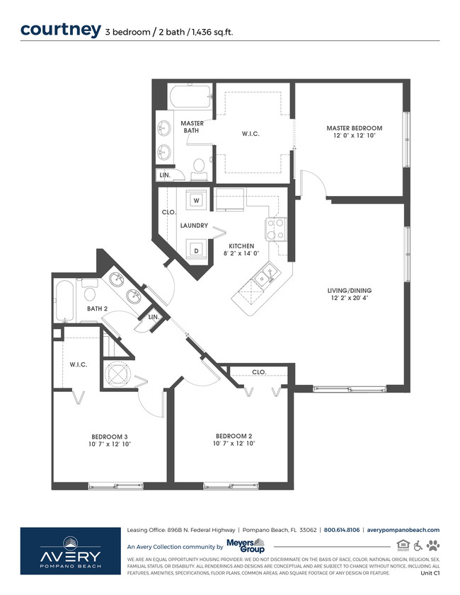 Floorplan - Saba Pompano Beach