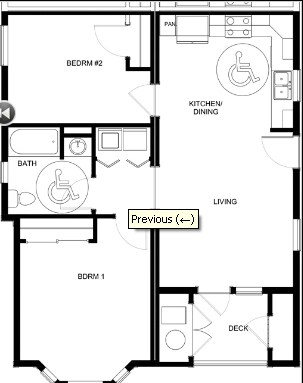 2 Bed, 1 Bath - Bakersfield Family Apartments