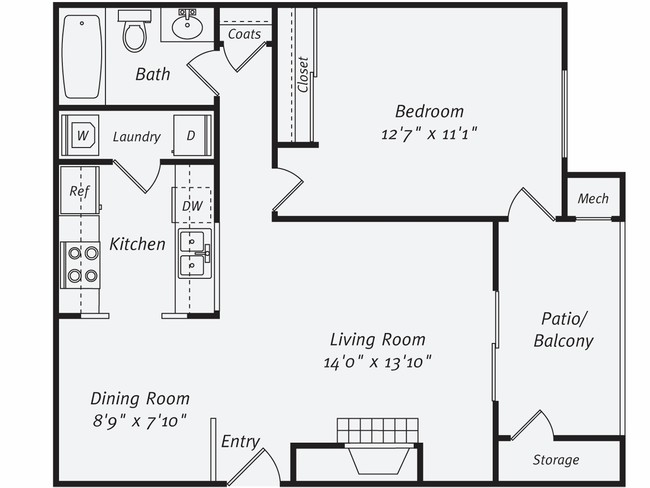 Floorplan - eaves Dublin