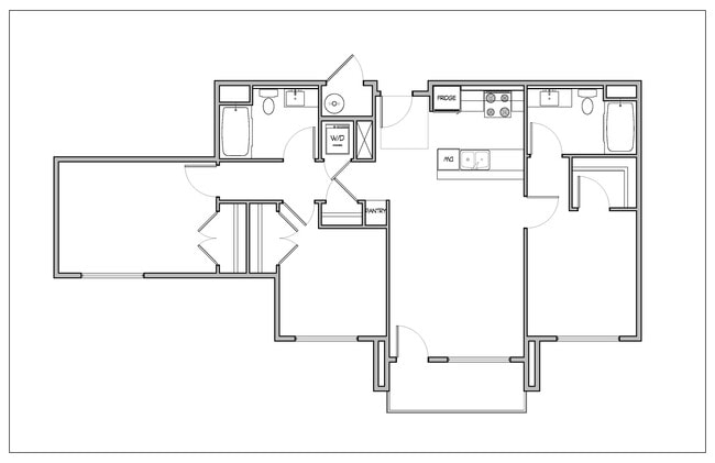 Floorplan - Central West Apartments