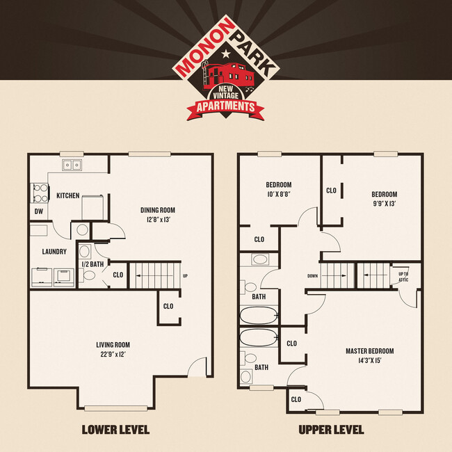 Floorplan - Monon Park, Managed by Buckingham Monon Li...