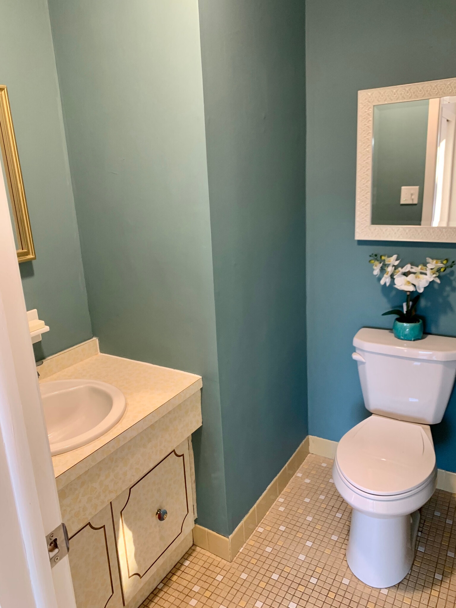 Half bathroom off of master BR - 1702 Regents Ct