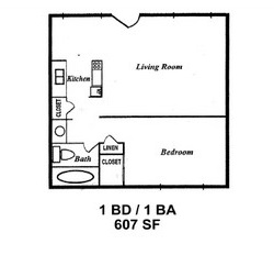 1BR/1BA - Connect on University