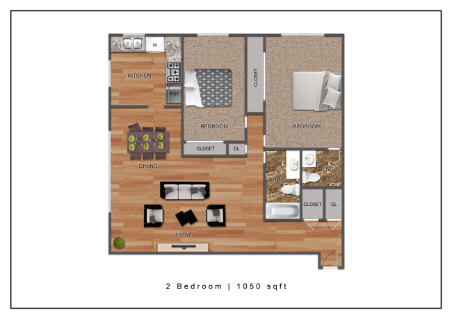 Floorplan - St. Clair Commons | 1504