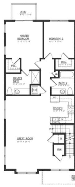 Will Upper with Loft Floor Plan - The Villas on Eastview