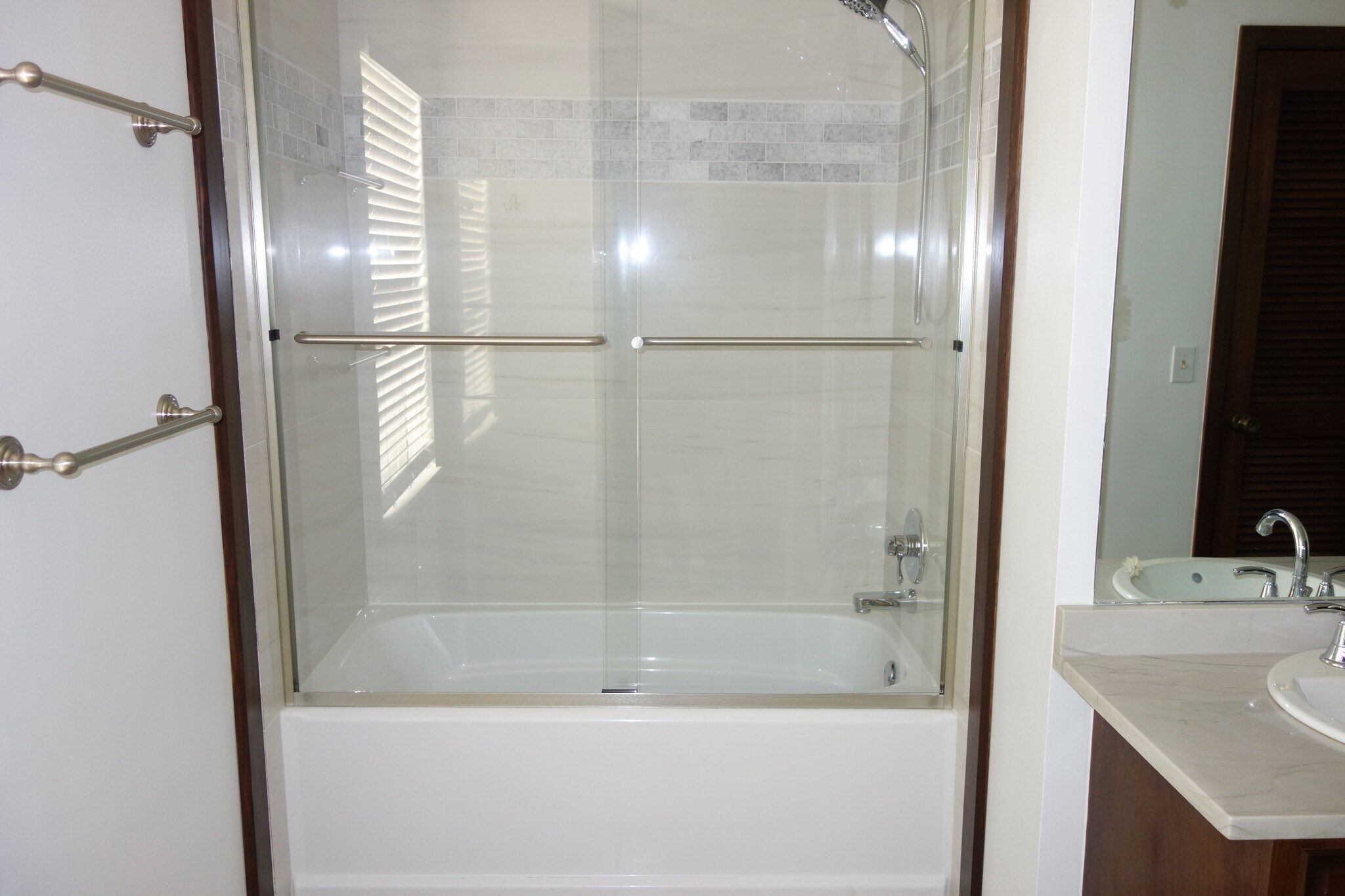 Updated Master bath shower/tub combo - 3324 E 73rd St
