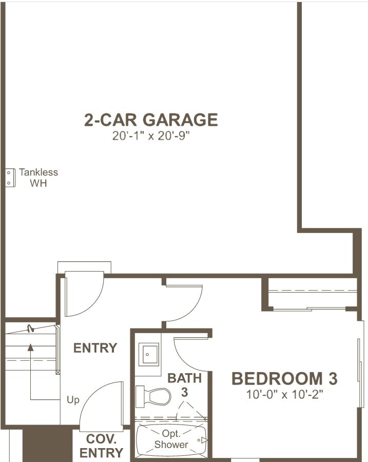 floor plan for 1st floor - 7566 Channel View St