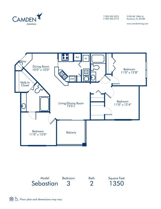 Floorplan - Camden Aventura