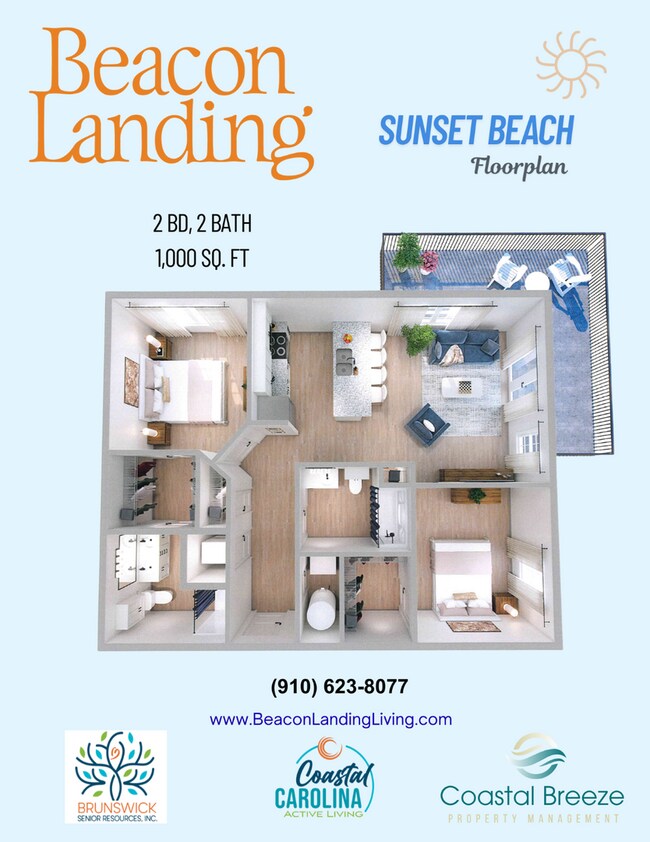 Building Photo - Beacon Landing - Brand New! 2bd, 2ba, private extra large screened porch and elevator!