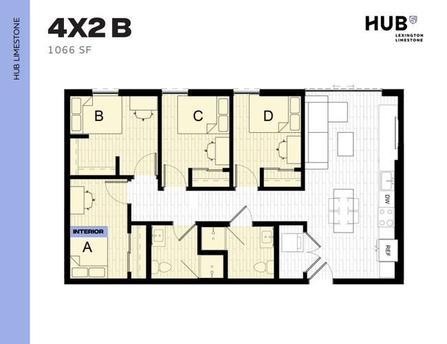 4x2 B - Hub Limestone