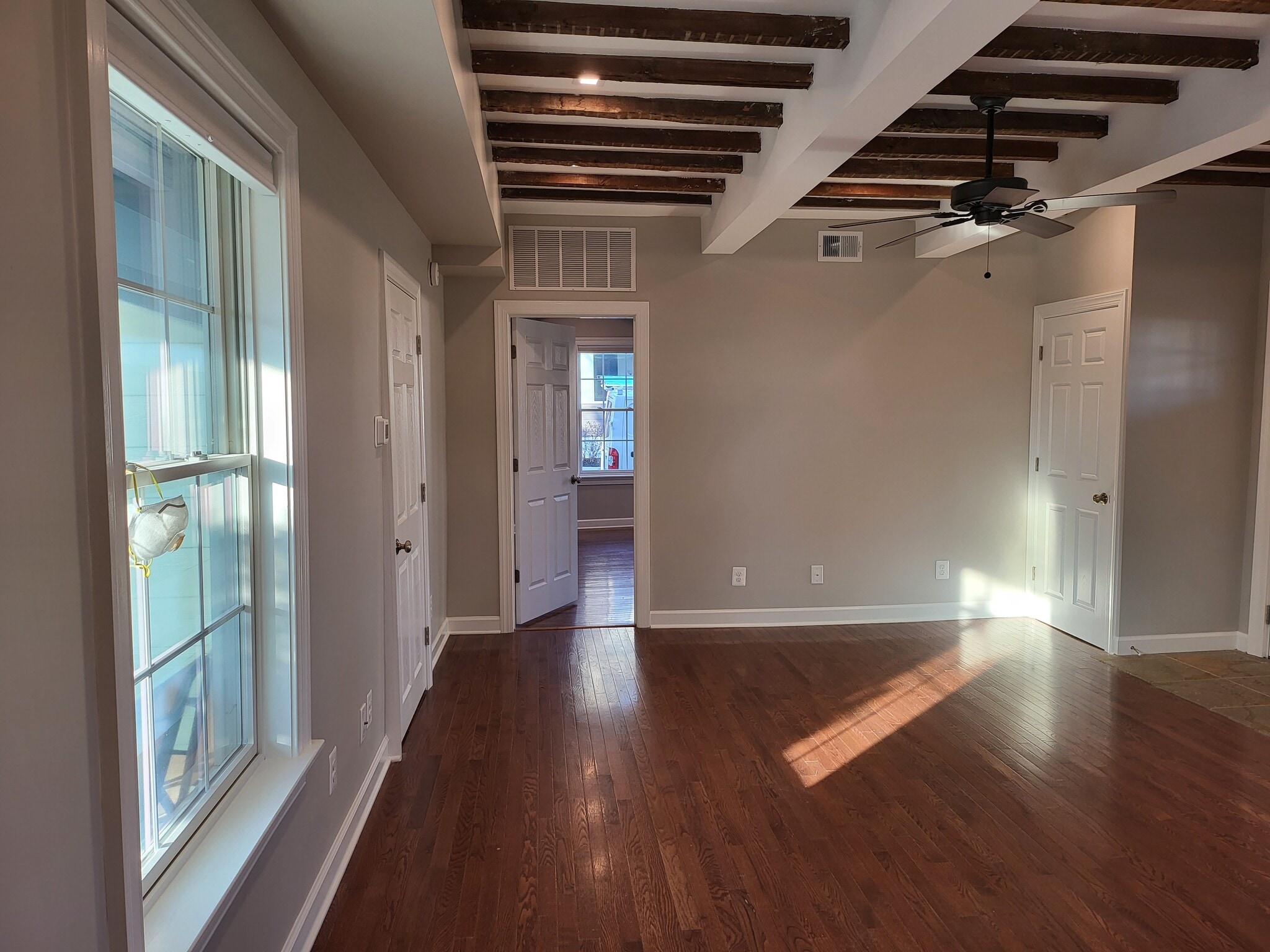 back yard on left facing bedroom - 731 N Stokes St