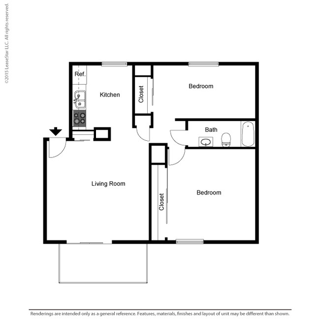 Floorplan - Harrisburg Square Apartments