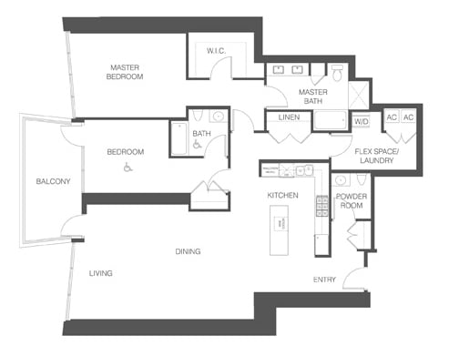 2BR/2BA - Bayside at the Embarcadero