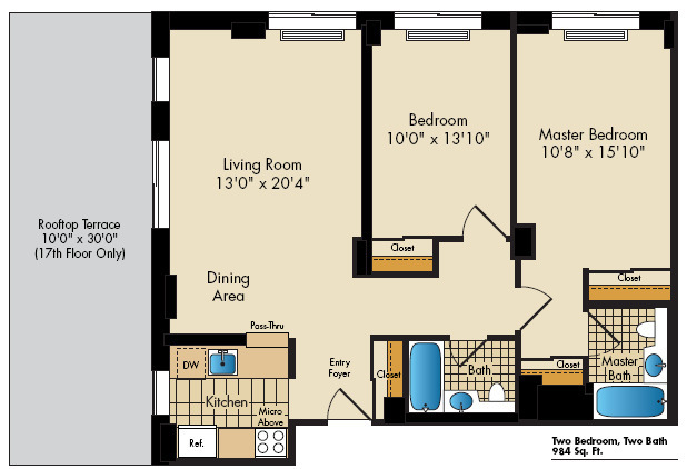 Floorplan - The Sagamore