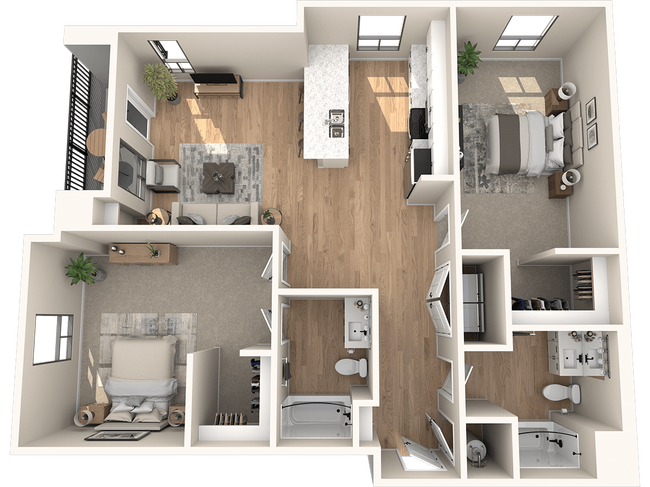 Floorplan - Solace at Ballpark Village
