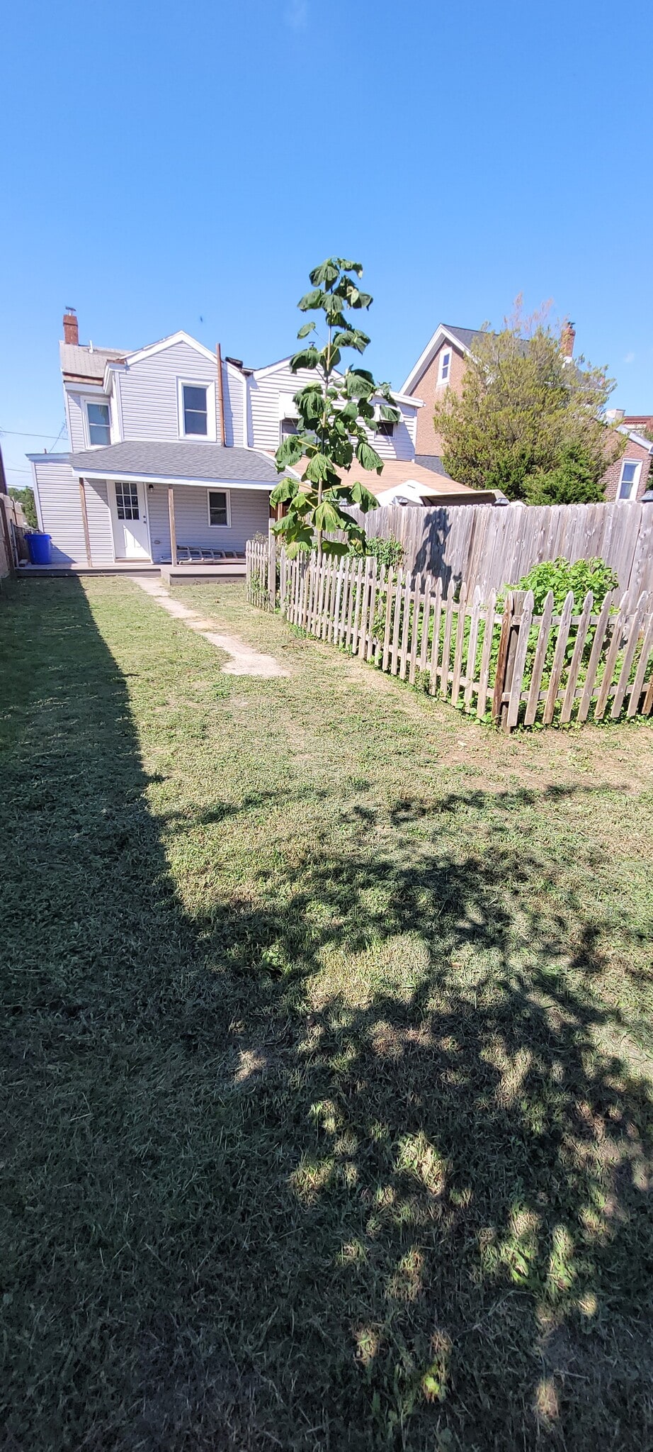 Large rear yard fenced in - 220 Prospect Ave