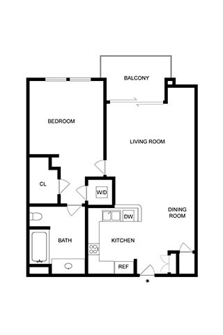 Floorplan - The Guild North Hollywood