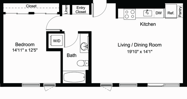 Floorplan - Chloe on Madison