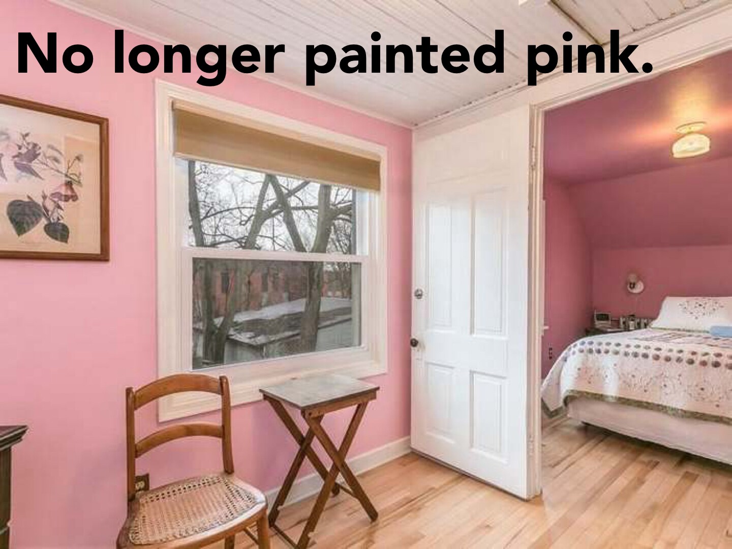 No longer painted pink. - 1432 Williamson St