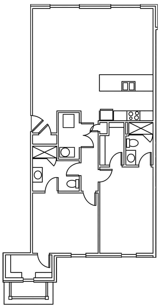 Unit 205 - The Village Courtyard Apartments