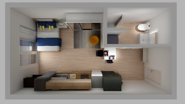 Floorplan - Ori on the Ave Apartments