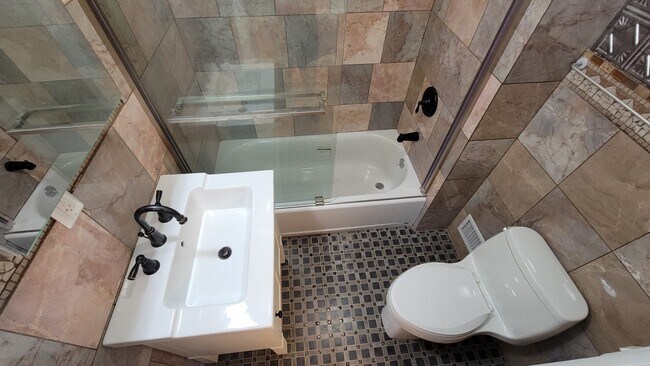 Beautiful unique new bathroom one-piece toilet and everything new - 155 Atlantic Ave