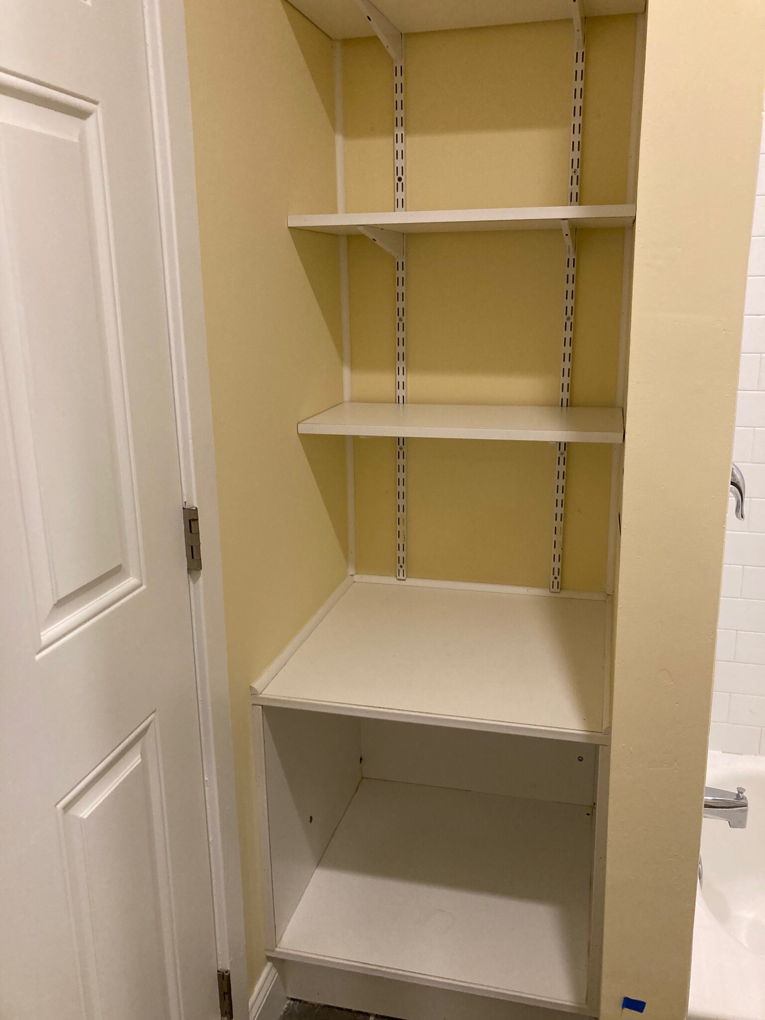 bathroom storage - 721 Corinthian Ave
