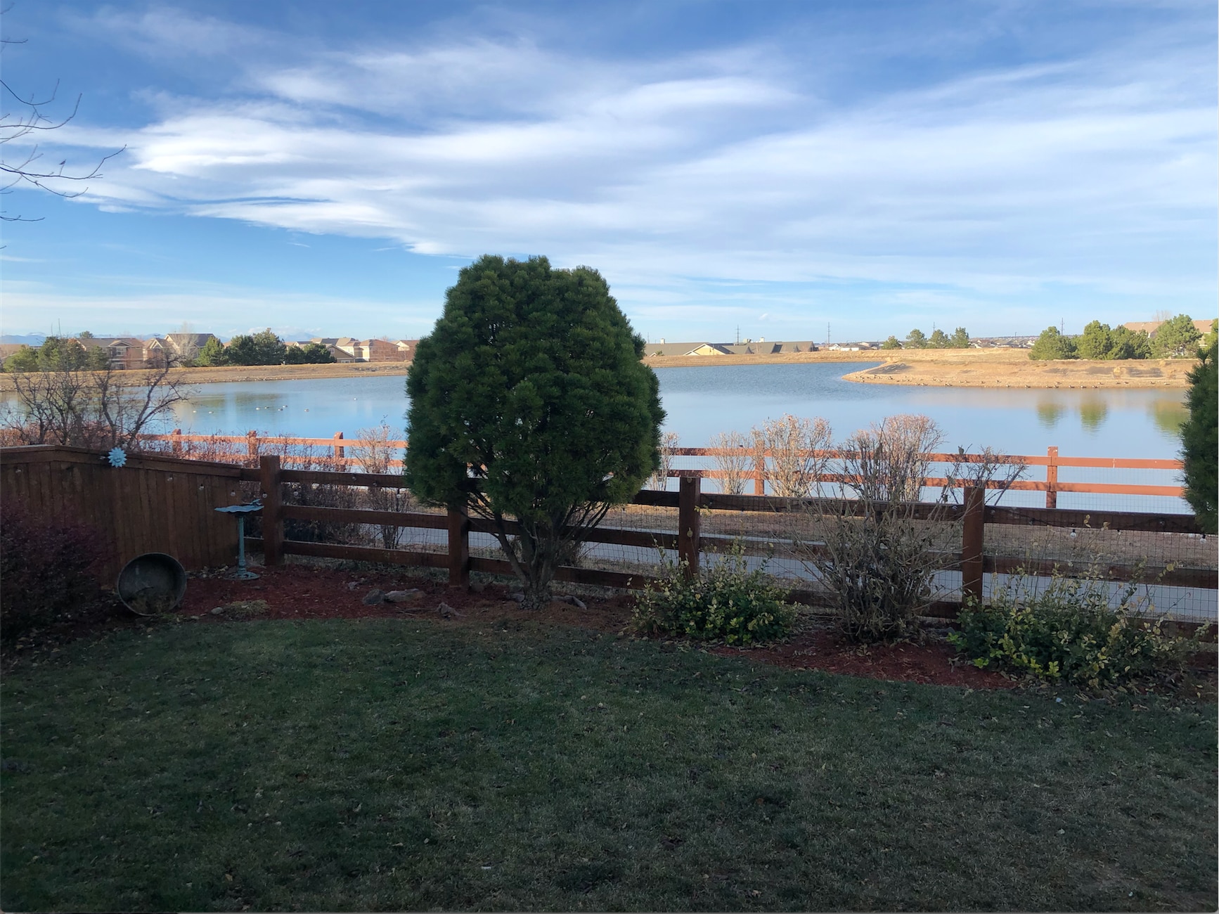 Lake View from Backyard - 15949 Longford Dr