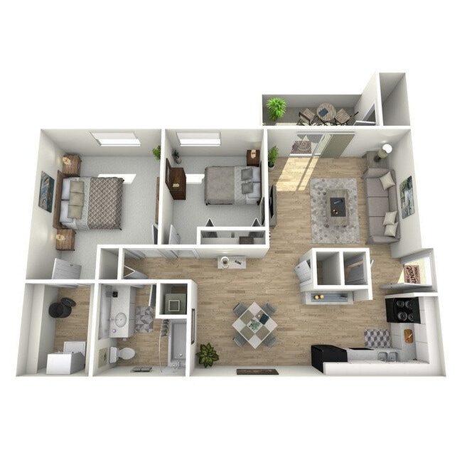 Floorplan - Estates of Creekside Apartments