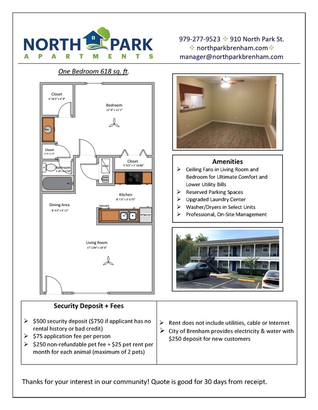 Floorplan - North Park Apartments