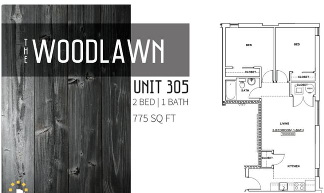 Floorplan - Woodlawn Apartments